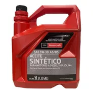 Aceite 100% Sintetico 5w30 Motorcraft Diesel Y Gasolina 5 L